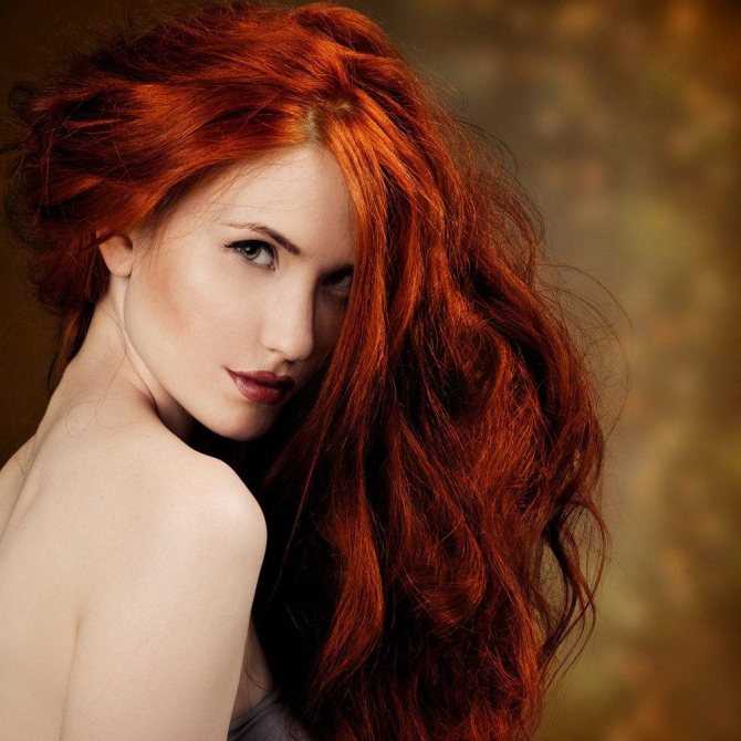 Темно-рыжий цвет волос: как покрасить, кому идет | quclub.ru