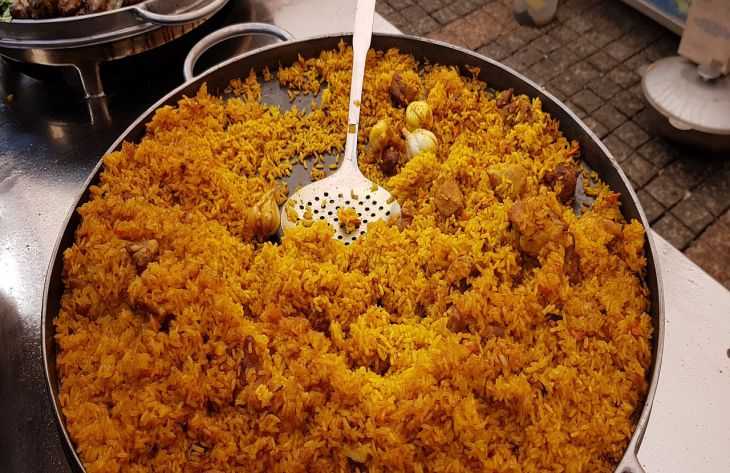 Как приготовить желтый рис