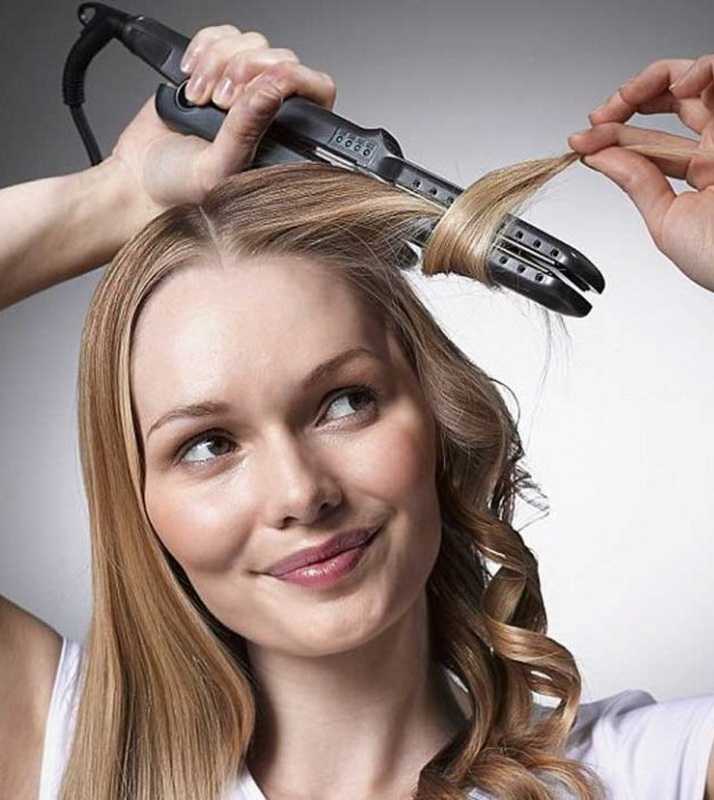 Как накрутить волосы плойкой - wikihow