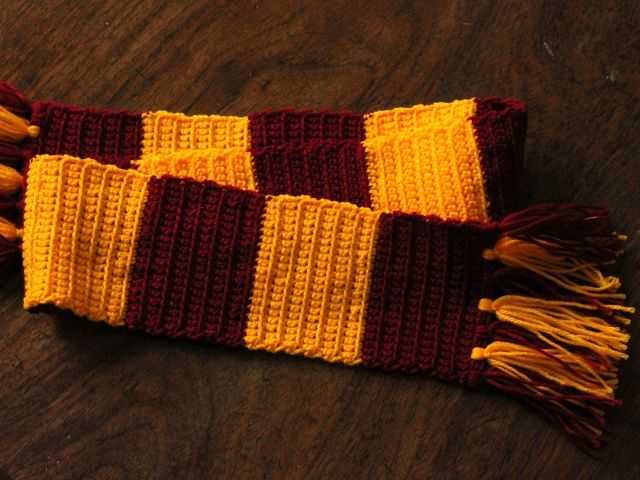 Как сделать шарф как у гарри поттера