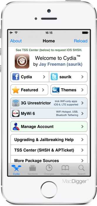 Как сделать джейлбрейк ios 8.0-8.1.1 на ipad, iphone или ipod touch (и установить cydia)