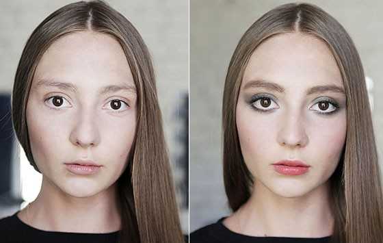 Как сделать глаза больше без макияжа в домашних условиях , фото