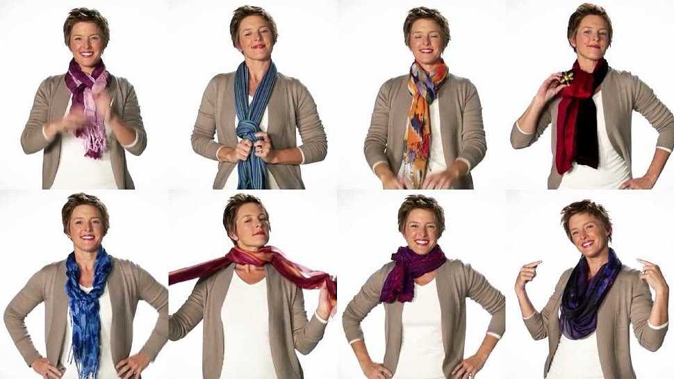 20 уникальных способов завязать шарф или как выглядеть неотразимо!