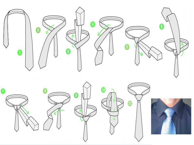 Виндзорский узел, как завязать галстук виндзор (windsor), фото-видео инструкция - смотреть онлайн