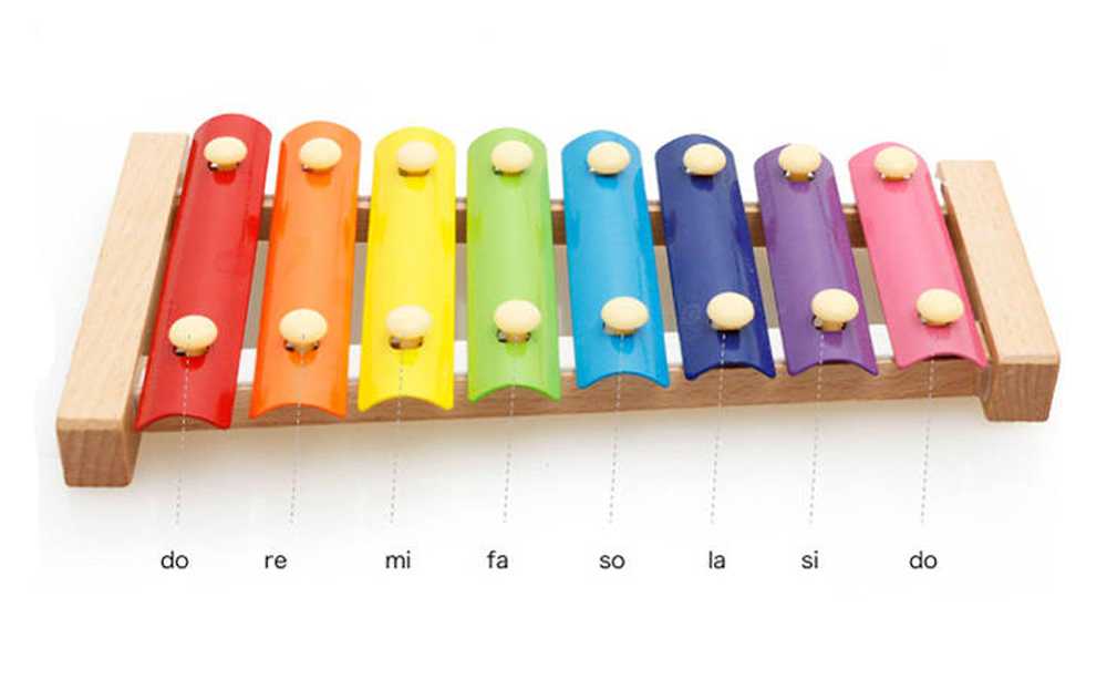 Конспект занятия «цветной ксилофон»
