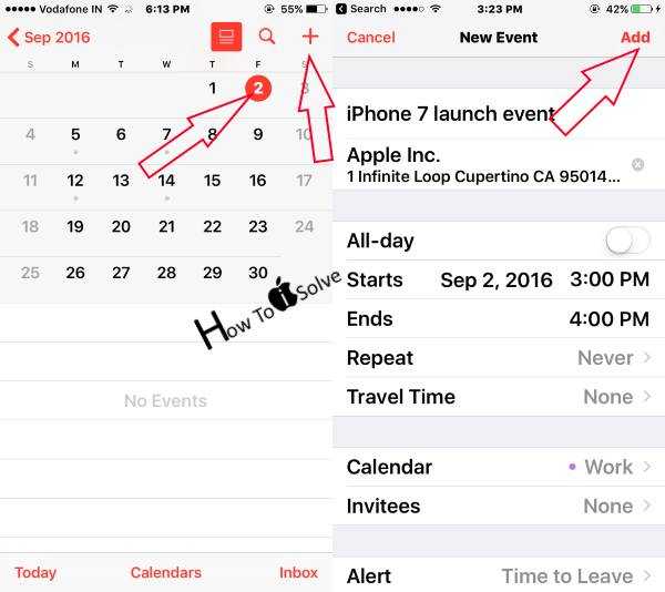 Как удалять напоминания в айфоне и менять настройки календаря