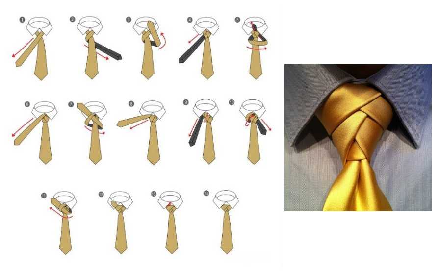 Как завязывать галстук быстро и красиво: фото и видео инструкция