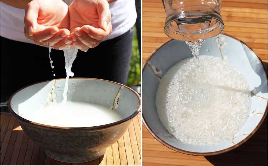 Рисовая вода для здоровья и роста волос - со вкусом
