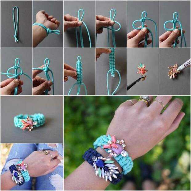 Простые и красивые браслеты своими руками, 10 идей с фото
