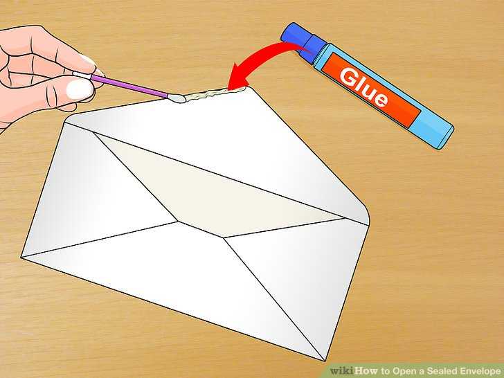 Как вскрыть незаметно конверт?