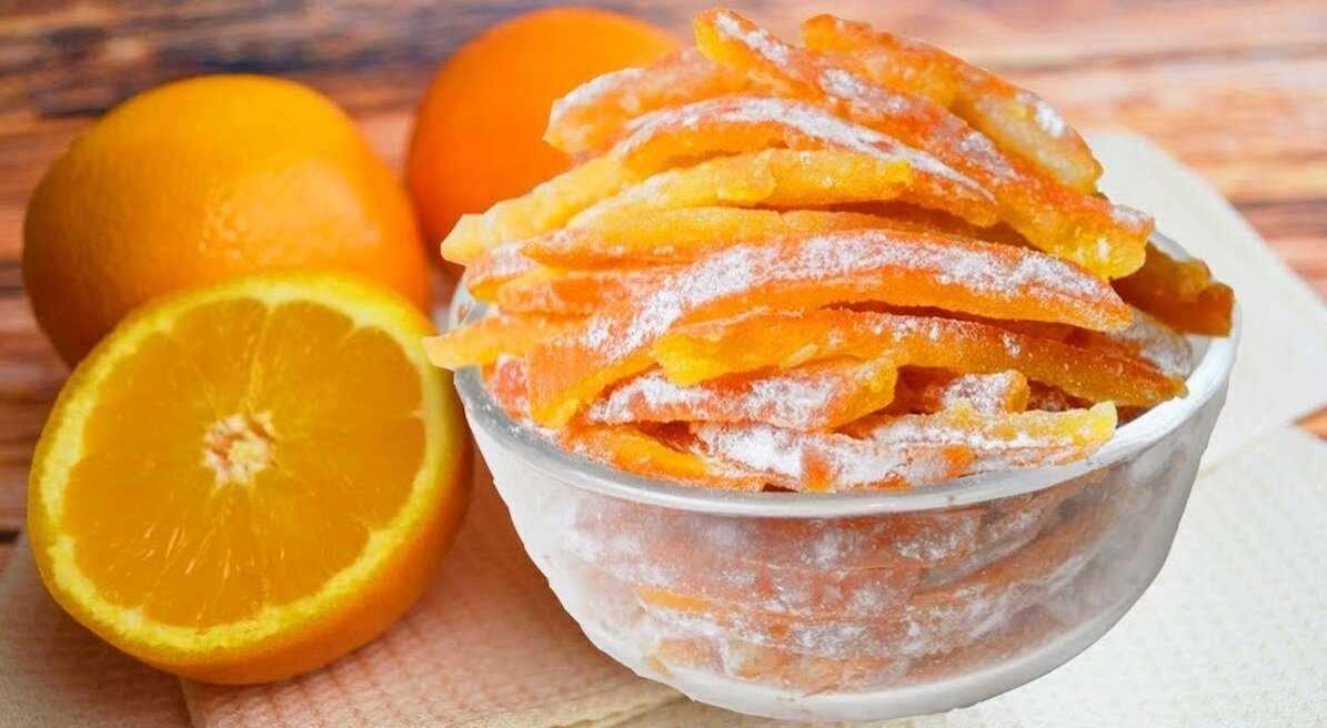 Цукаты из апельсиновых корок: быстрый рецепт с фото