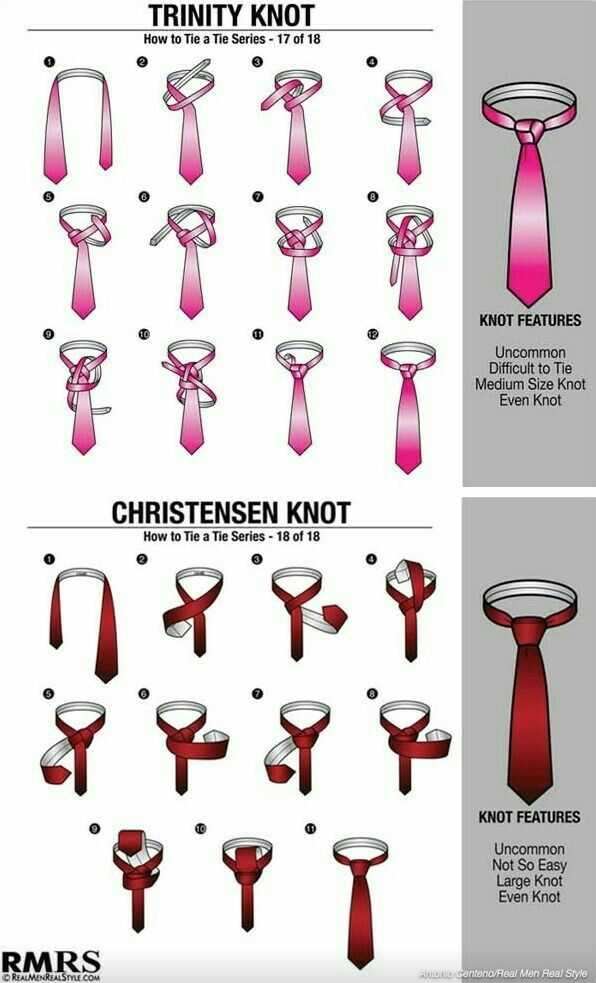 Как завязывать галстук “тринити”: пошаговая инструкция и нюансы узла