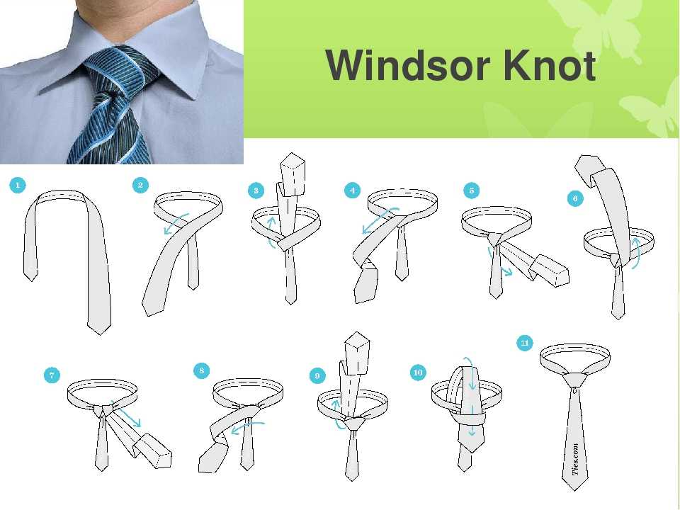 Узел виндзор для галстука, как завязать, пошаговая схема — jenclub.ru