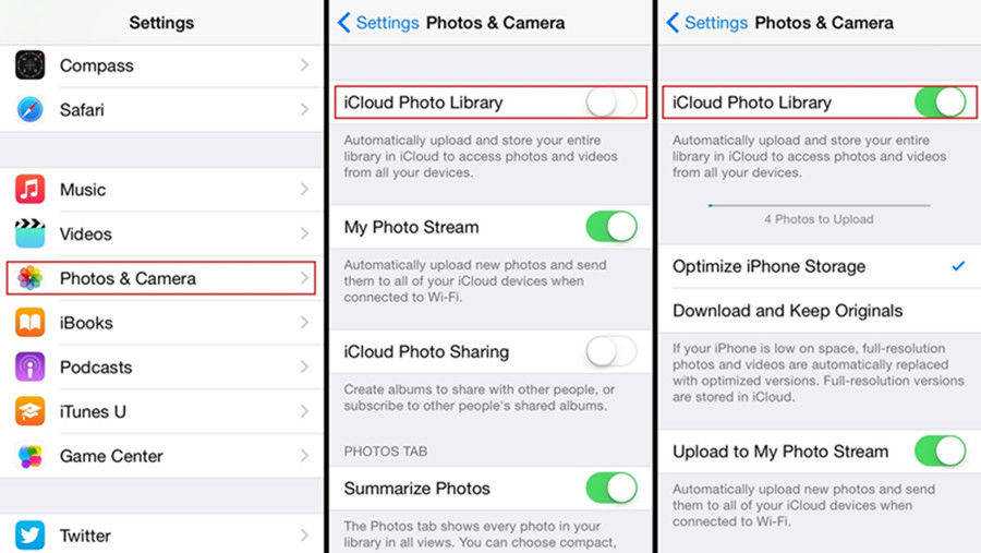 Как переместить фото из icloud на iphone