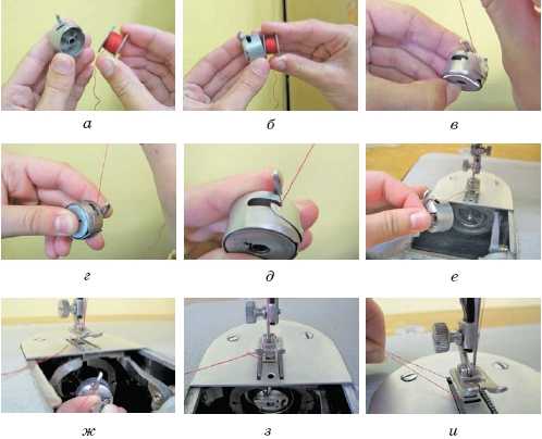 Узнаем как заправить нитку в швейную машинку и в оверлок?