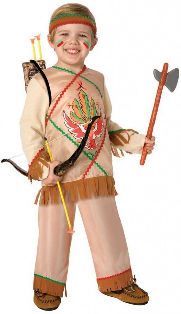 Карнавальный костюм индейца для мальчика своими руками: инструкция по созданию