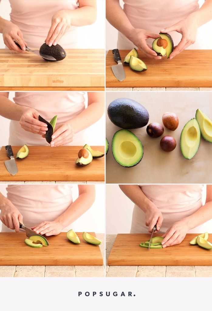 Как едят тропический фрукт авокадо
