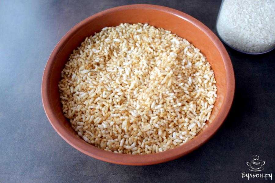 Как сделать воздушный рис в домашних условиях