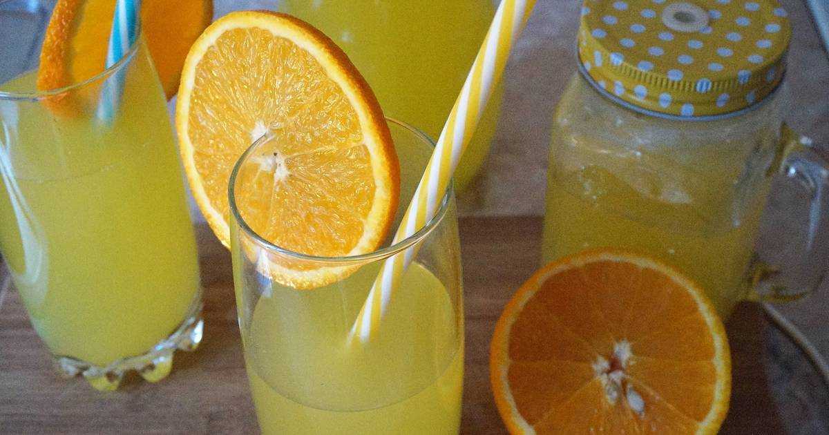Домашний лимонад без сахара из лимонов и апельсинов