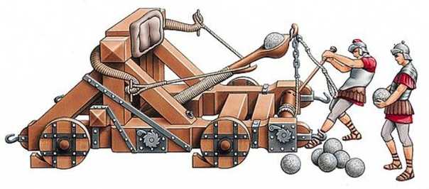 Катапульты - метательные машины древности: от пращи и лука до гастрафета, арбалета, анагра и требушета » робовики