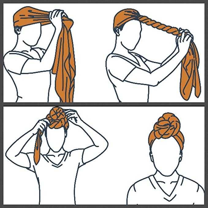 Как завернуть волосы к шее