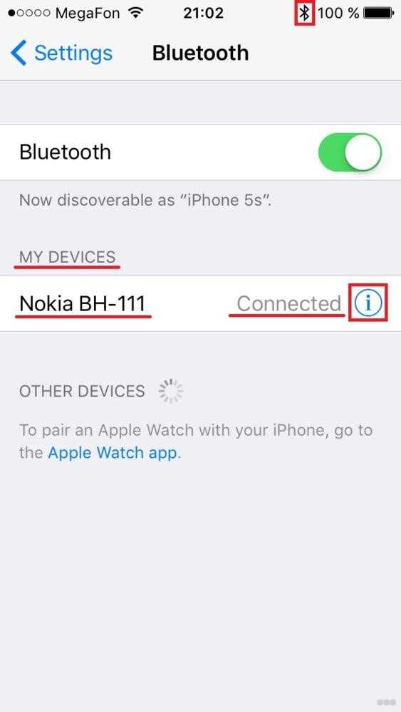 Bluetooth в iphone 6, тонкости использования