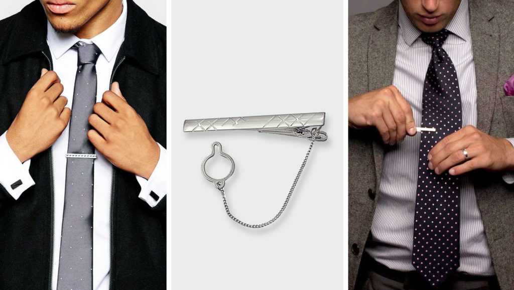 Как носить зажим для галстука правильно