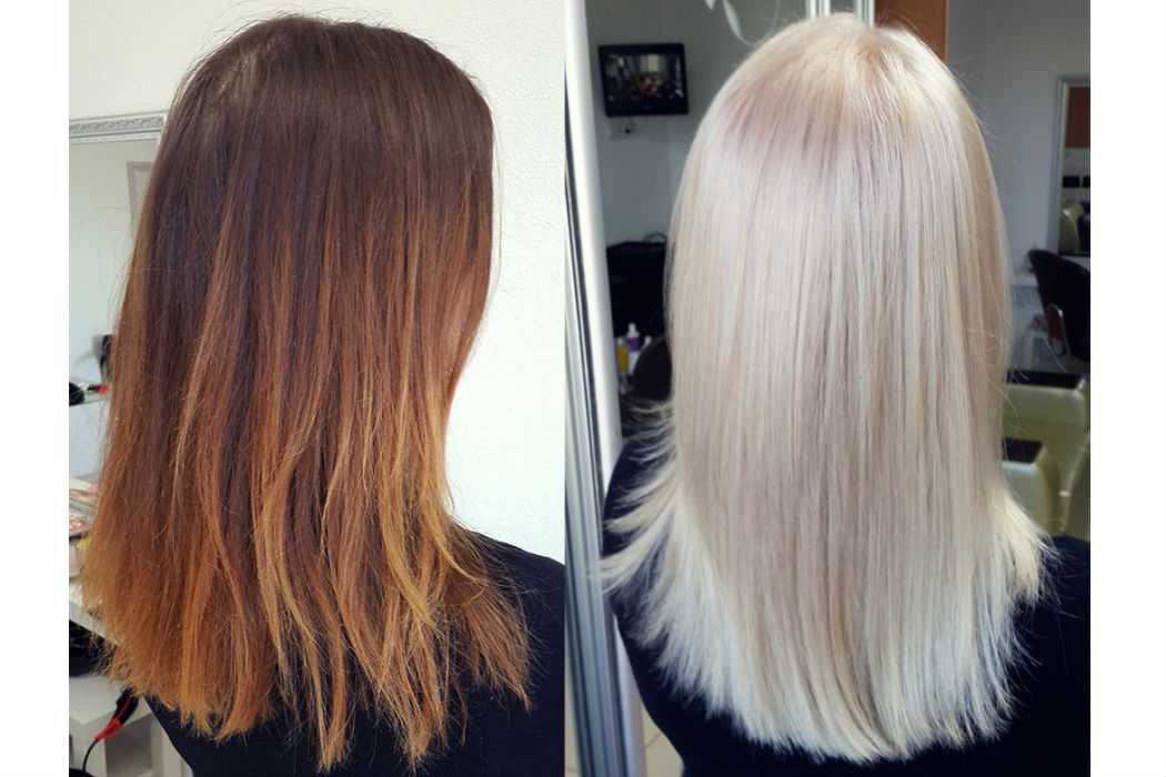 Как покрасить осветленные волосы в темный цвет | afrodita-spa.ru