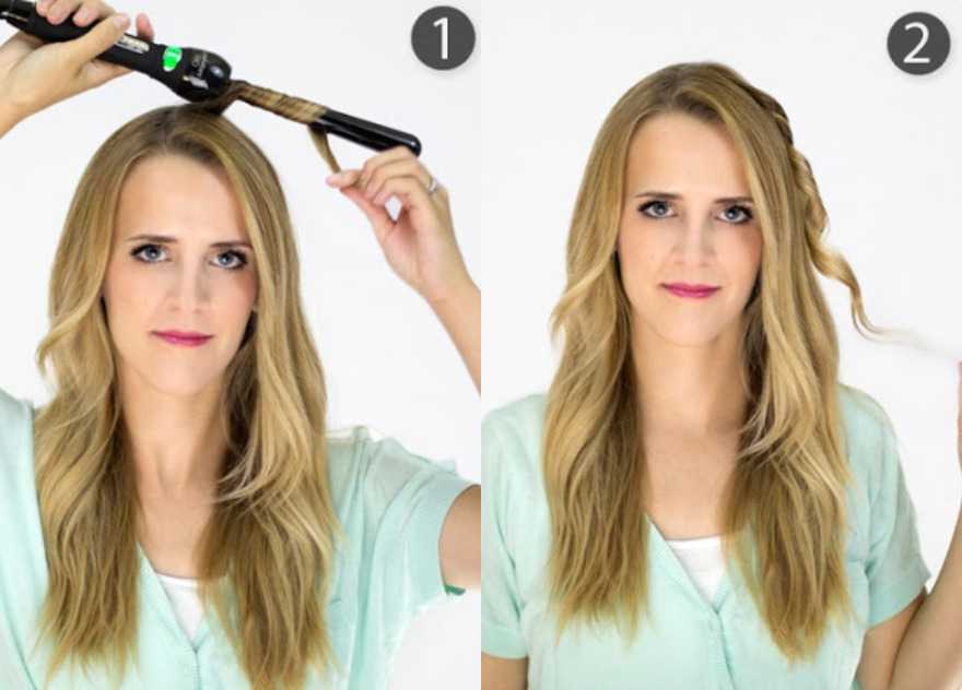 Как сделать волны на волосах в домашних условиях на волосы до плеч