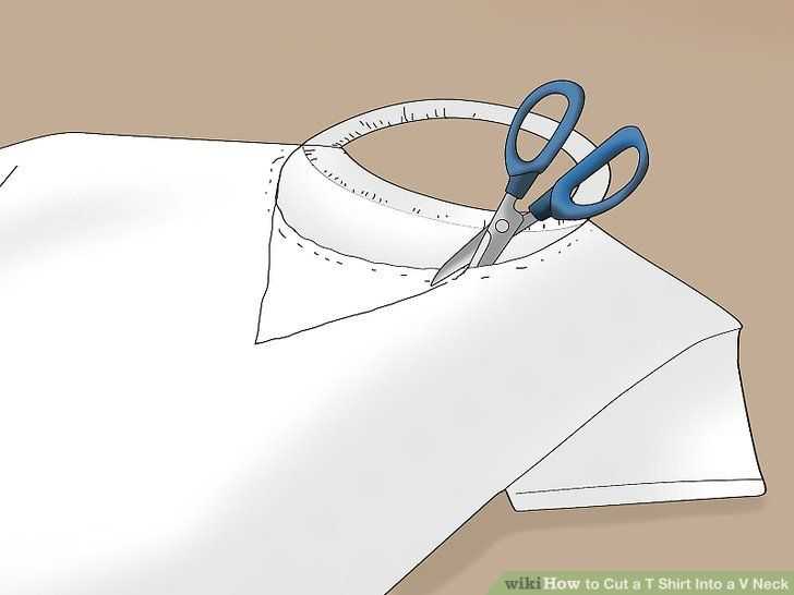 Как нарезать бахрому на футболке: 10 шагов