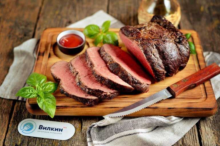 Ростбиф из говядины – рецепт с фото вкусного и сочного мяса.