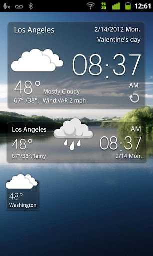 Как установить погодный виджет на android устройство