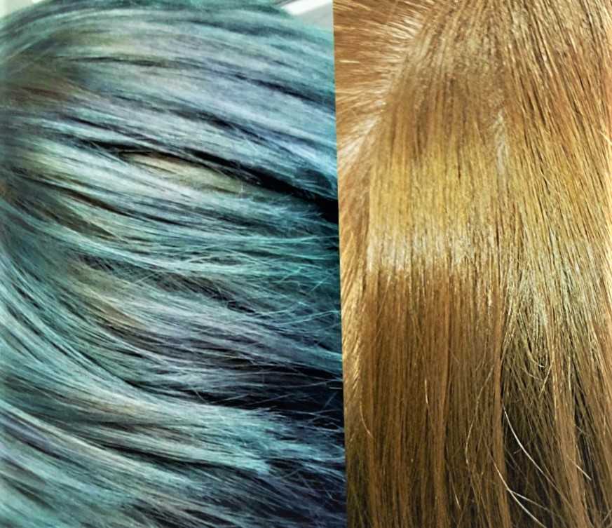 Как убрать зеленый оттенок после окрашивания волос: причины и способы устранения