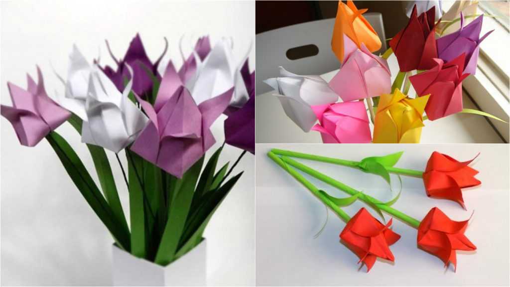 Тюльпан из бумаги своими руками - 120 фото идей с пошаговыми инструкциями