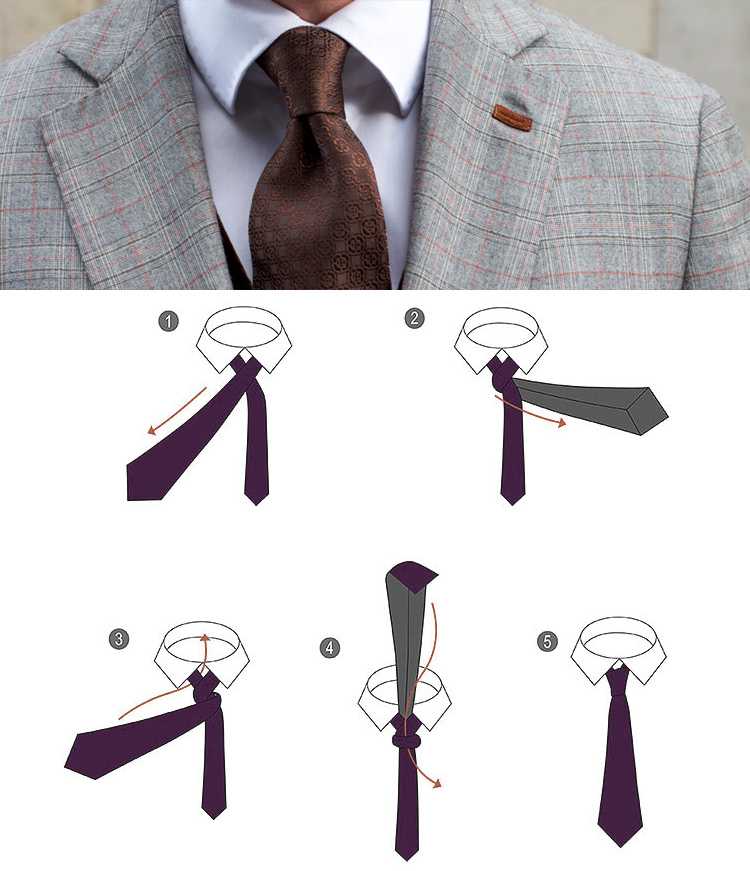 Как завязать галстук: пошаговые инструкции с описанием схем, способов и этапов создания красивых узлов