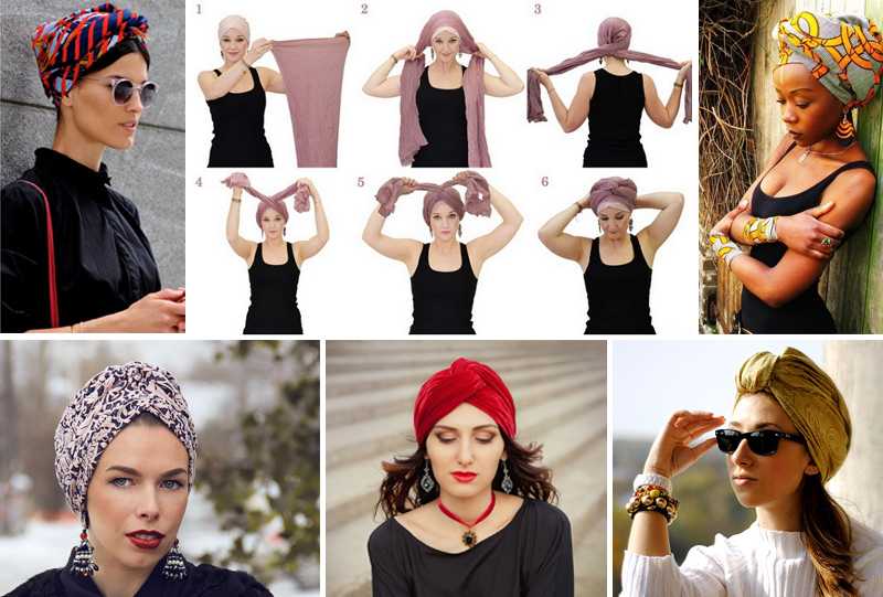 Тюрбан на голову, как носить изделие женщинам и мужчинам