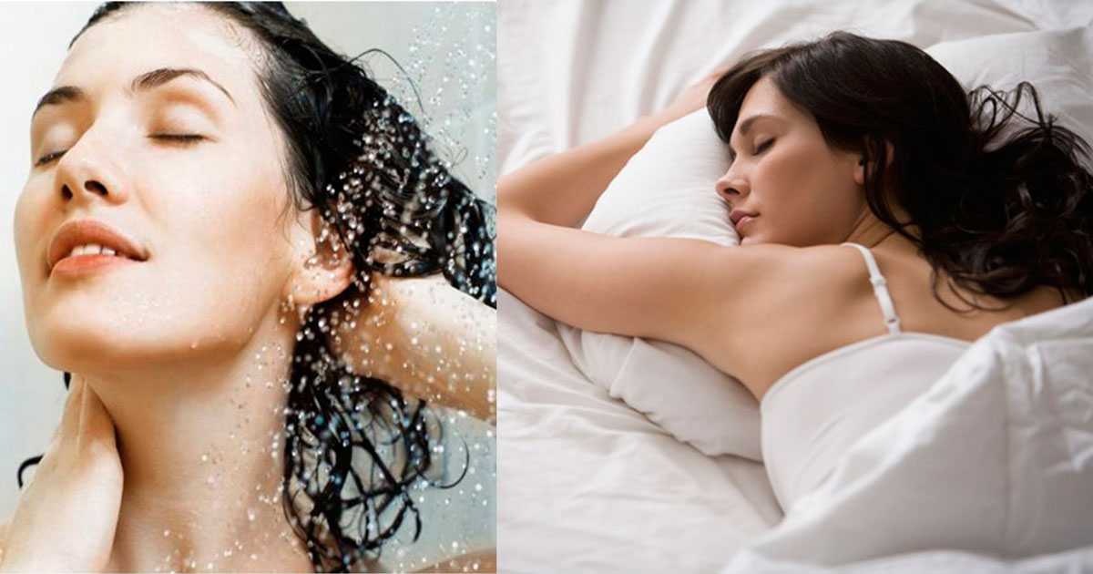 Можно ли спать с мокрыми волосами: специалисты говорят нет