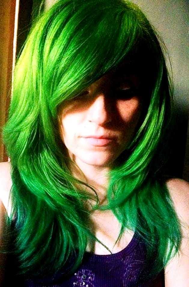 Волосы стали зелеными, что делать