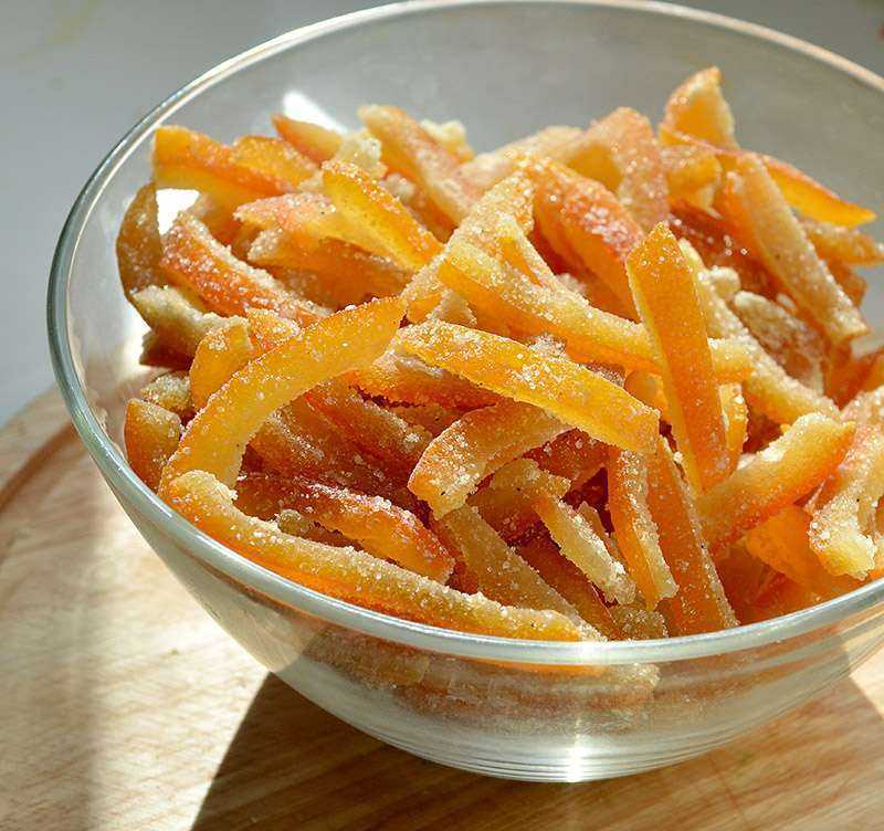 Апельсиновые цукаты – польза и вред; рецепт, как сделать из корок