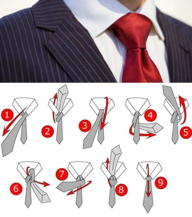 Как завязать тонкий галстук: инструкция пошагово, фото, видео, схемы завязывания