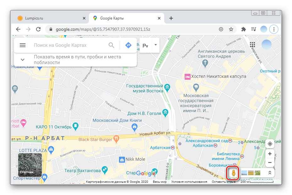 Как использовать google maps street view