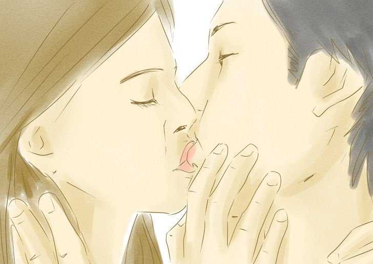 Как целоваться в первый раз - wikihow