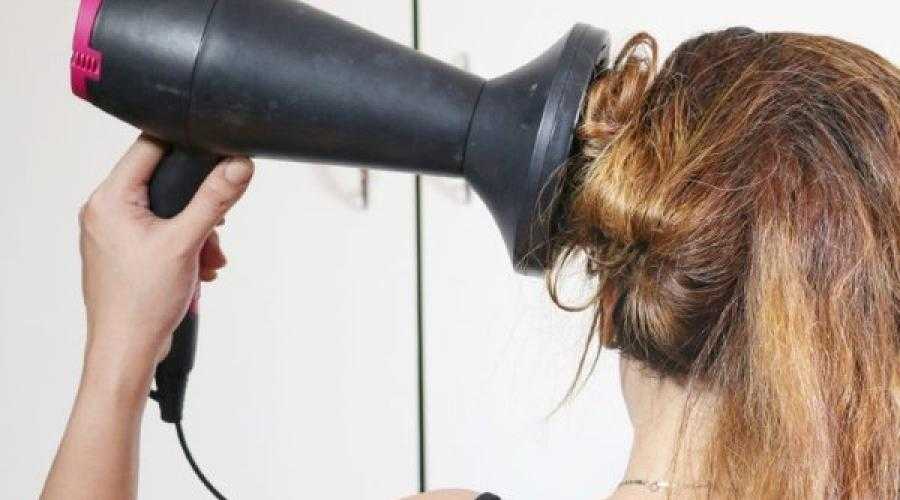 Как правильно сушить волосы феном: как быстро высушить, как добиться объема, как сушить вьющиеся волосы