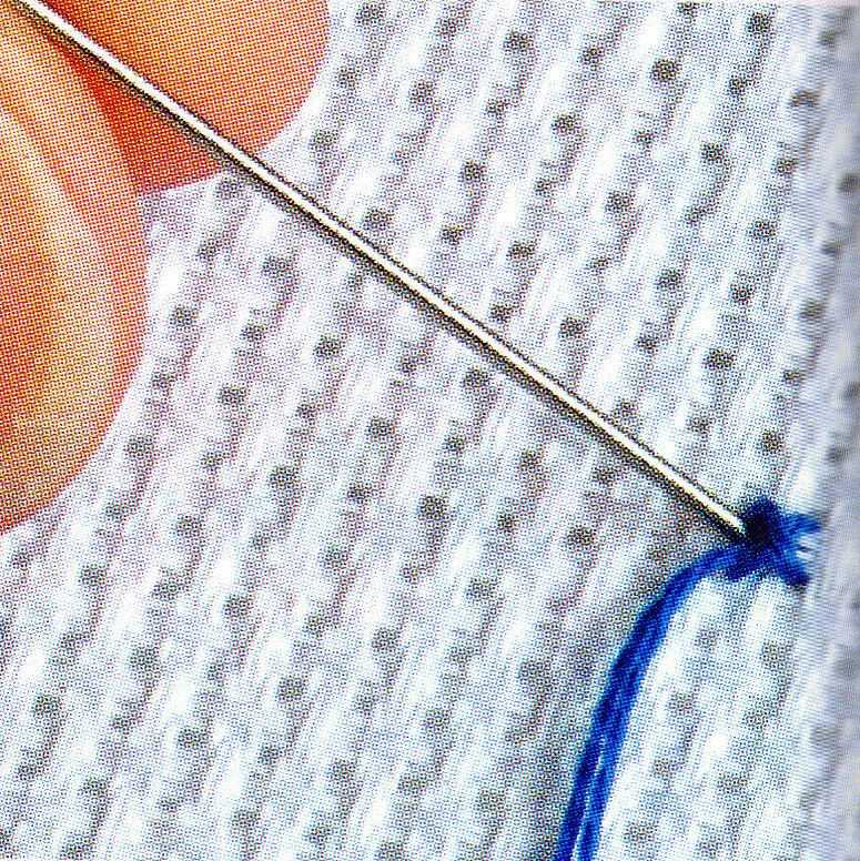 Как сделать узел на нитке с иголкой после шитья