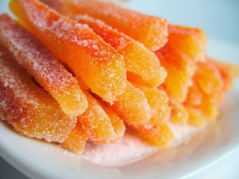 Сладенькие цукаты из апельсиновых корок