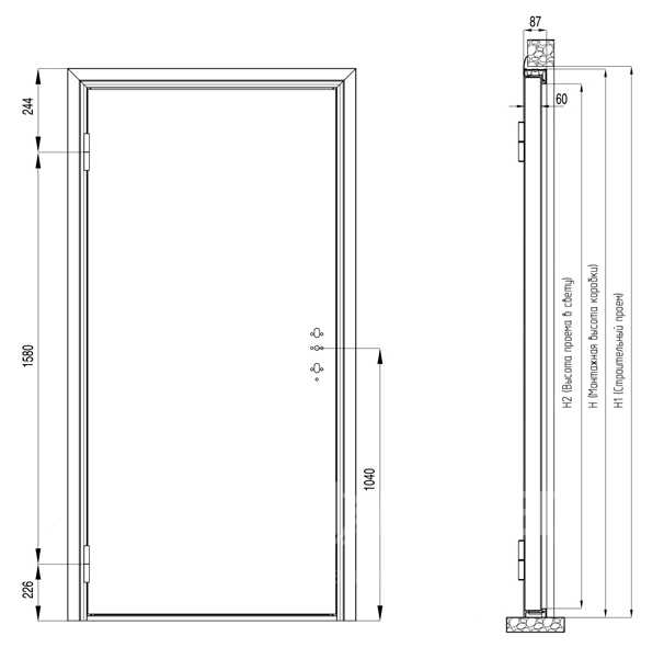 Как правильно определить размеры проёма для двери?