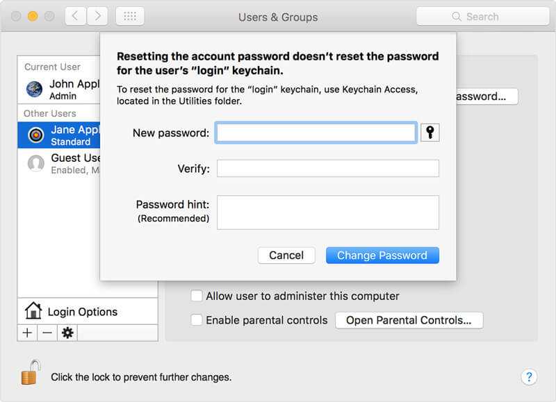 Что делать, если забыл пароль для входа в mac os x или как восстановить пароль учетной записи