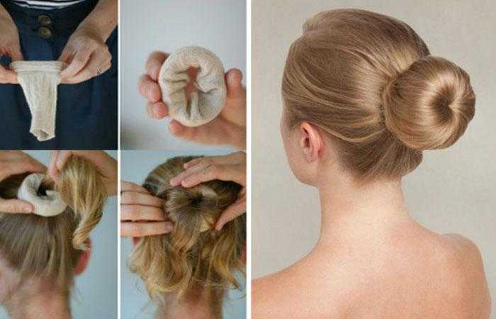 Как завить волосы при помощи носок (с иллюстрациями)