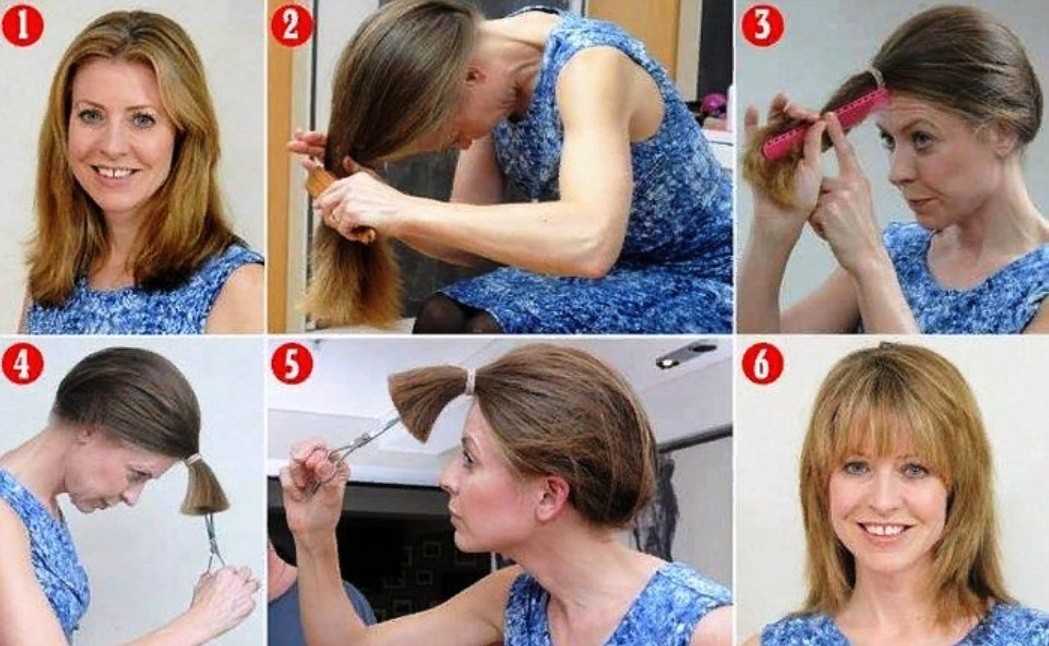 Как подстричь волосы самой себе: 5 способов • журнал nails