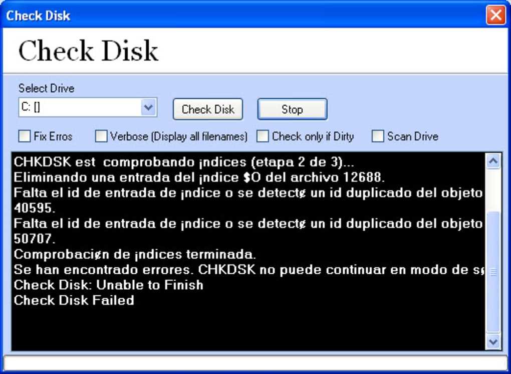 Способы запуска служебной утилиты chkdsk для исправления ошибок на диске